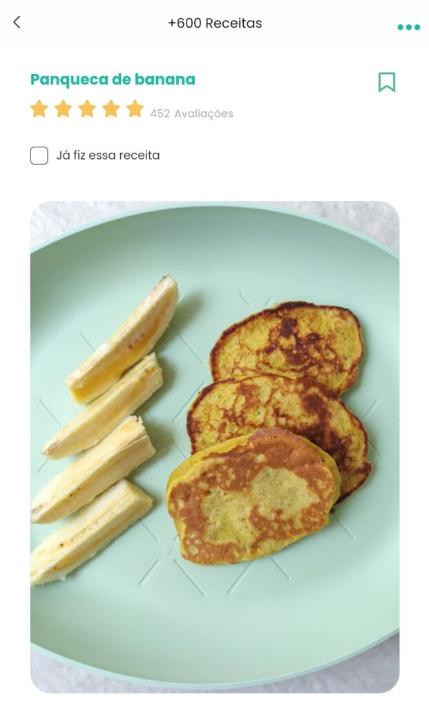 Receitas com aveia para bebês - Panqueca