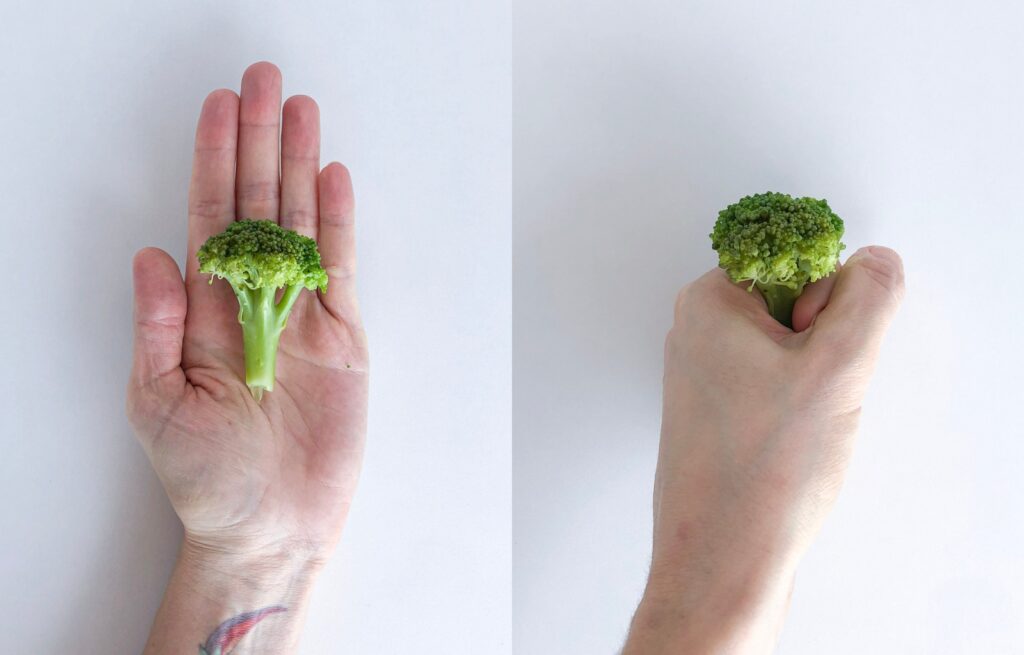 Como cortar alimentos no BLW para bebê de 6 meses?