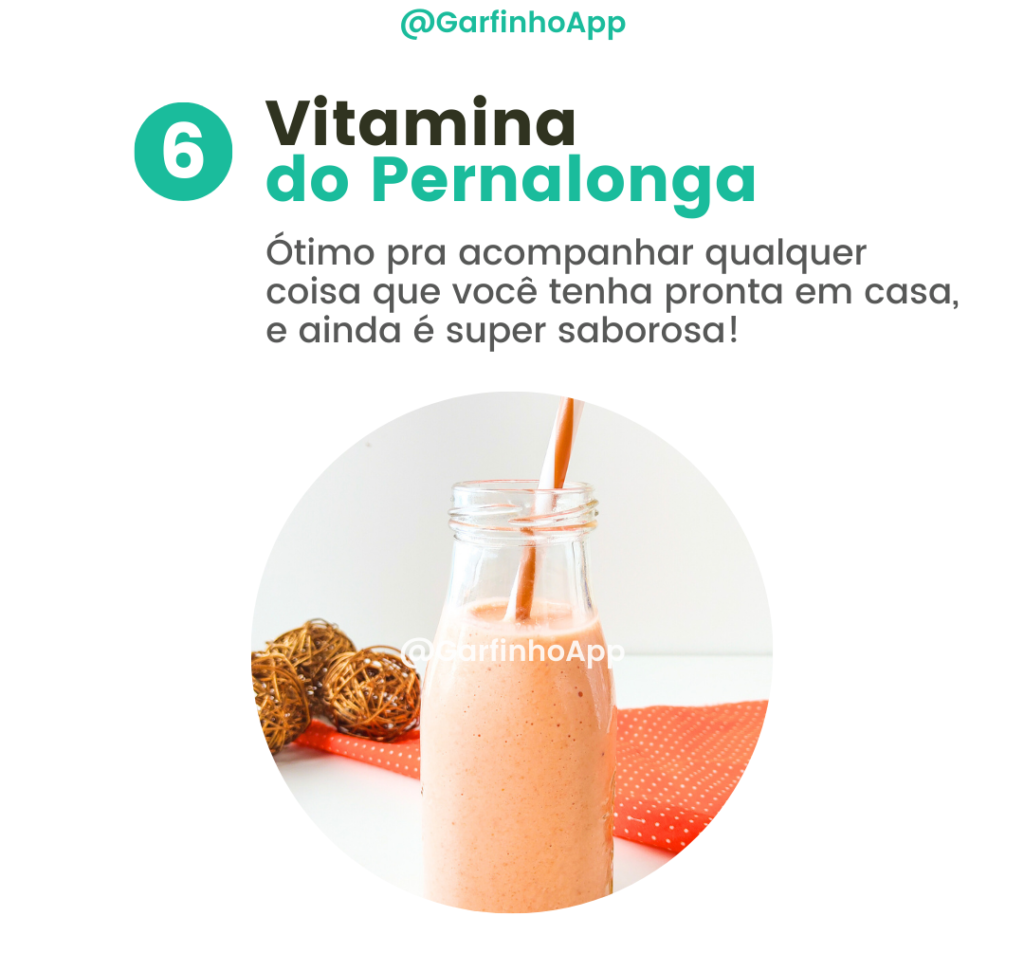 Vitamina do Pernalonga, receita disponível no Garfinho App