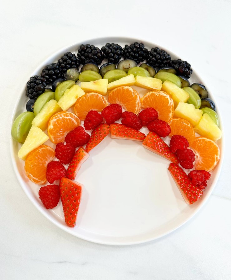 Arco-íris de frutas