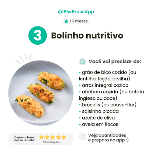 Receitas de bolinhos para bebês - Nutritivo