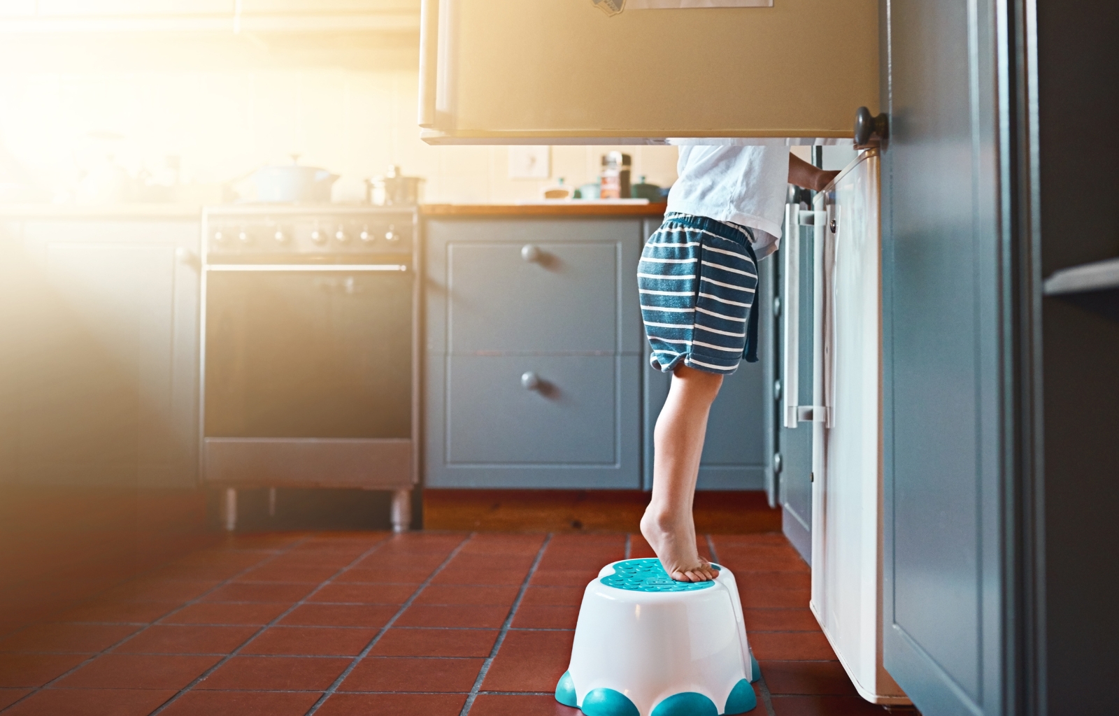 Fome ou tédio? Descubra o que fazer quando seu filho não sai da geladeira