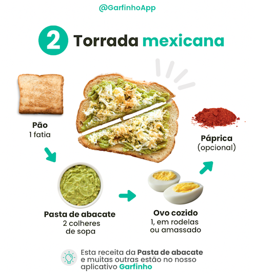 Receitas de torradas para crianças - Mexicana