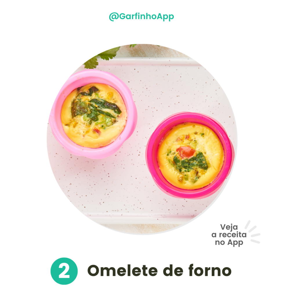 Receitas sem carne - Omelete de forno