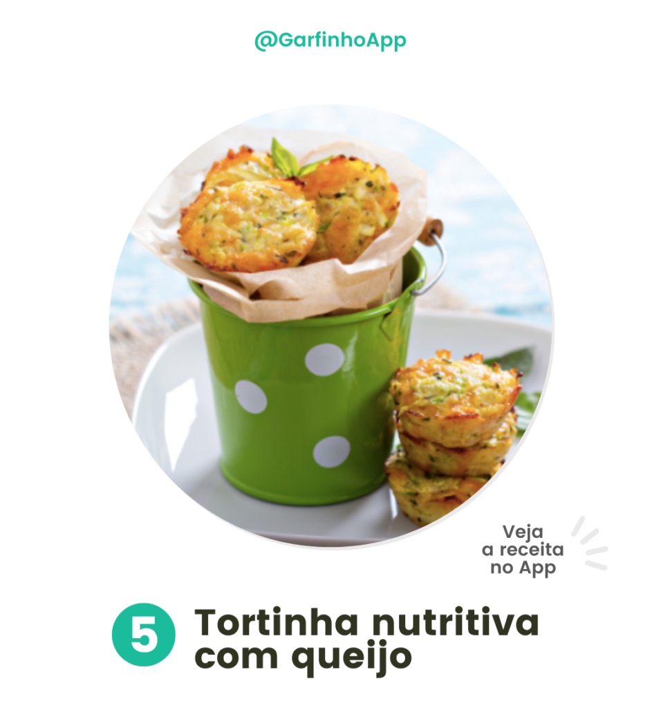 Receitas sem carne - Tortinha com queijo