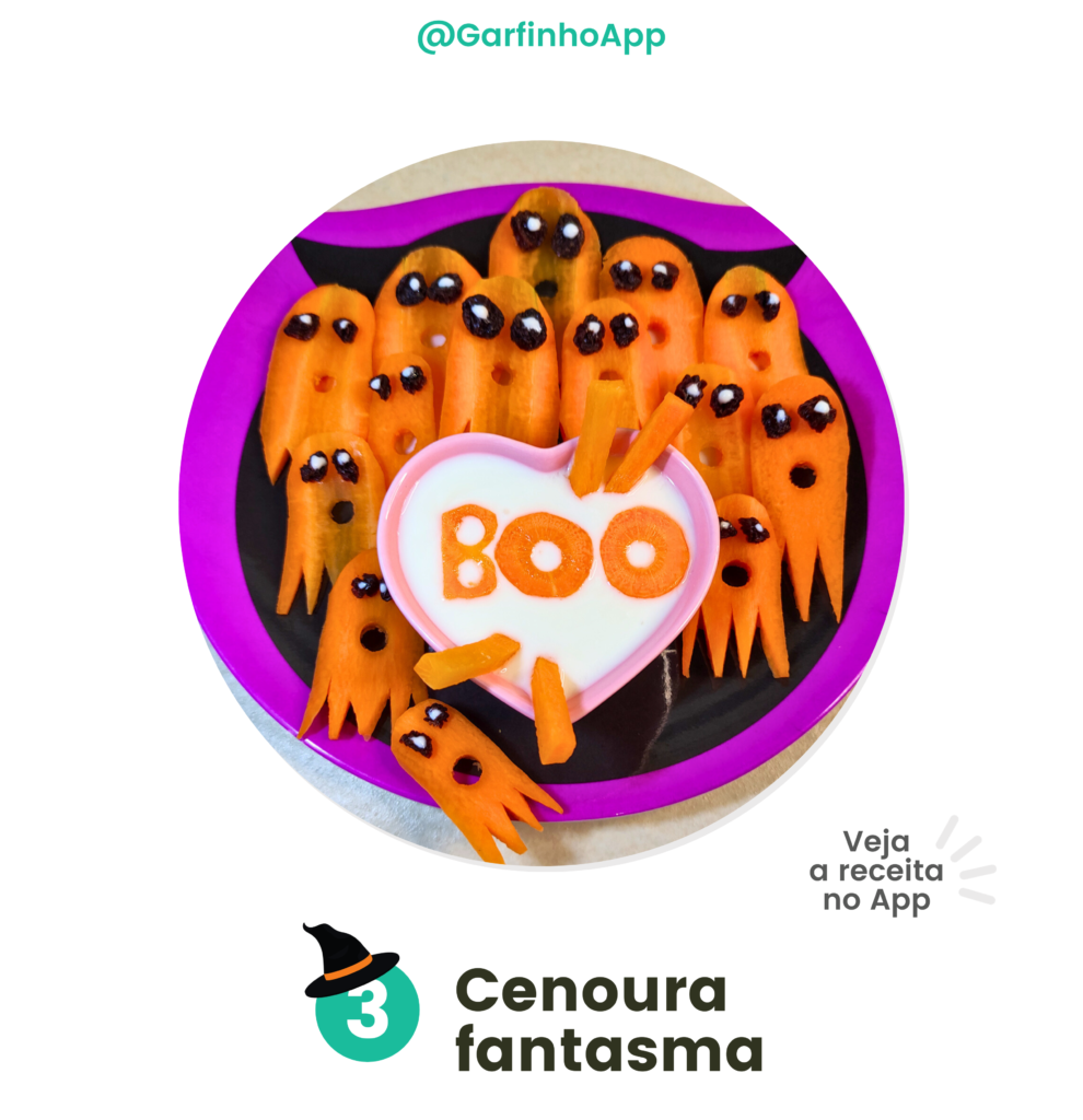 Receitas de Halloween cenouras