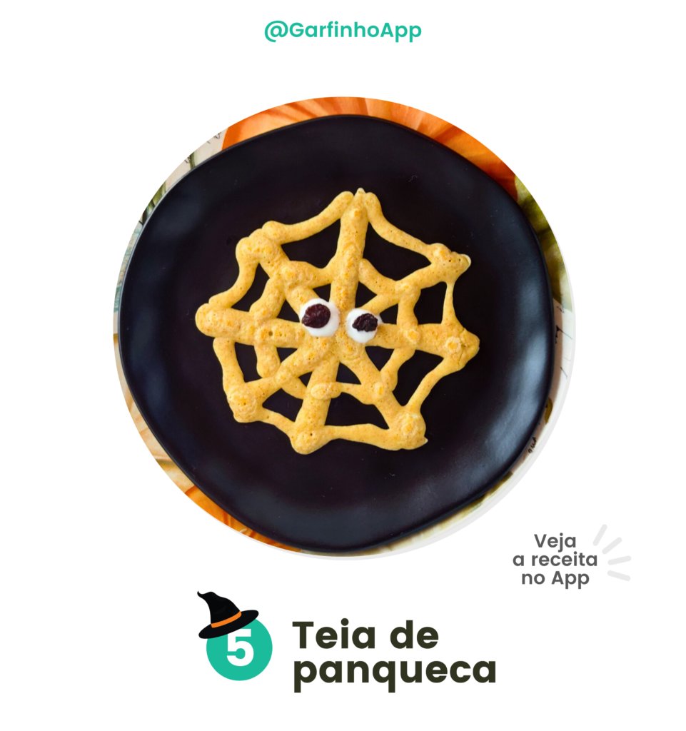 Receitas de Halloween teia