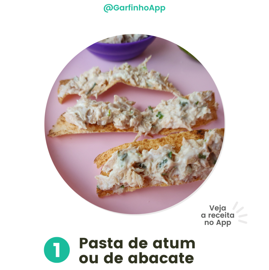 Lanches rápidos para crianças - Pasta de atum