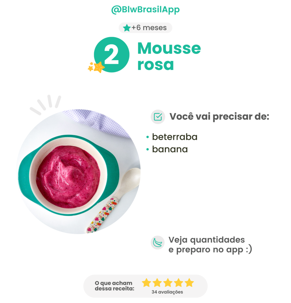 Receitas para o Dia das Crianças - Mousse Rosa