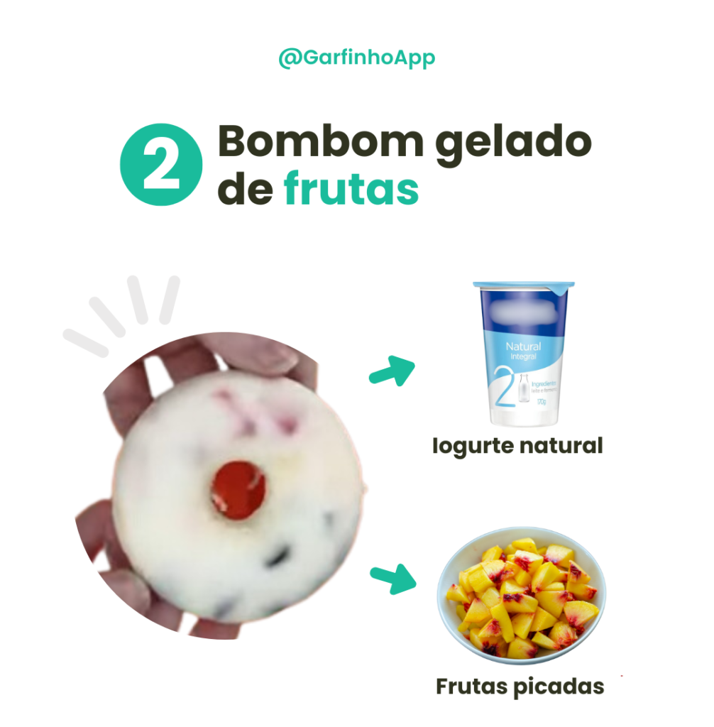 Receitas de doces sem açúcar - Bombom gelado