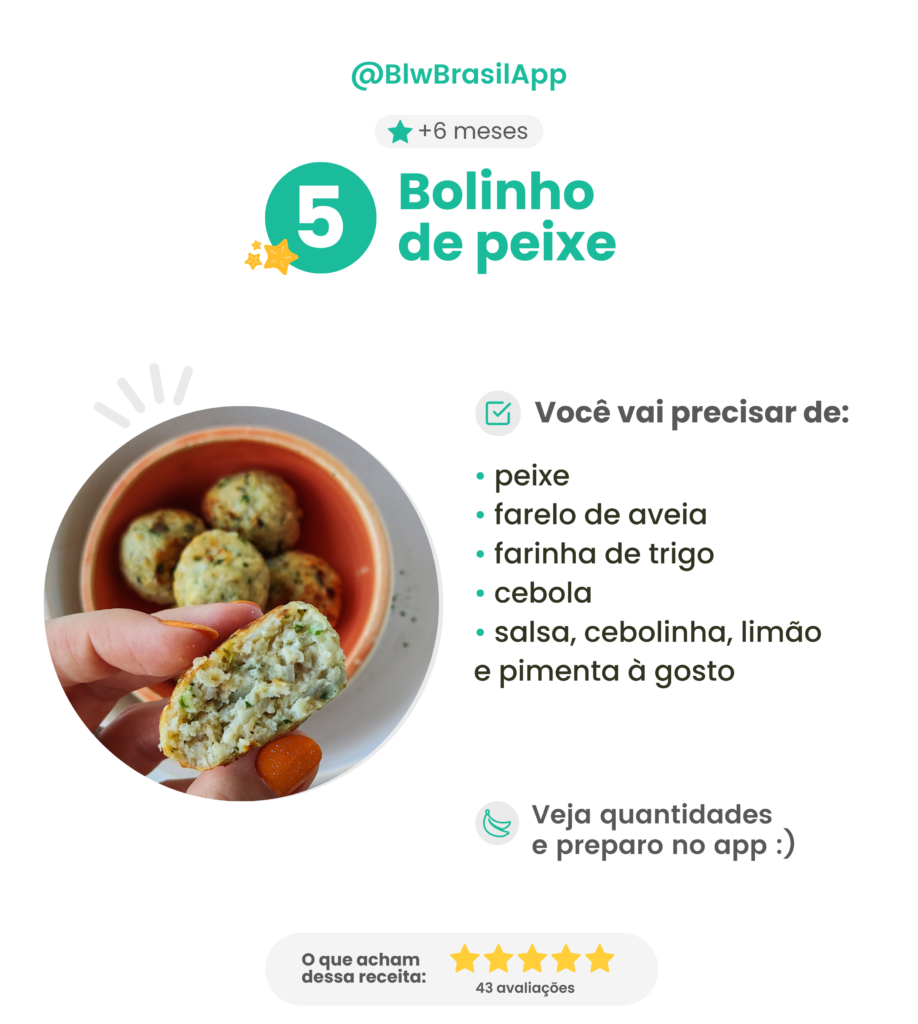 Receitas para bebês de 6 meses - Bolinho