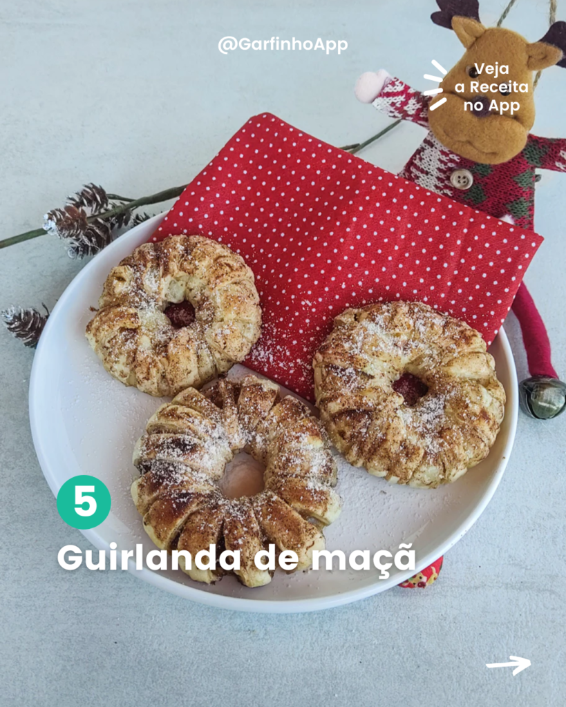 Receitas de natal para crianças - Guirlanda