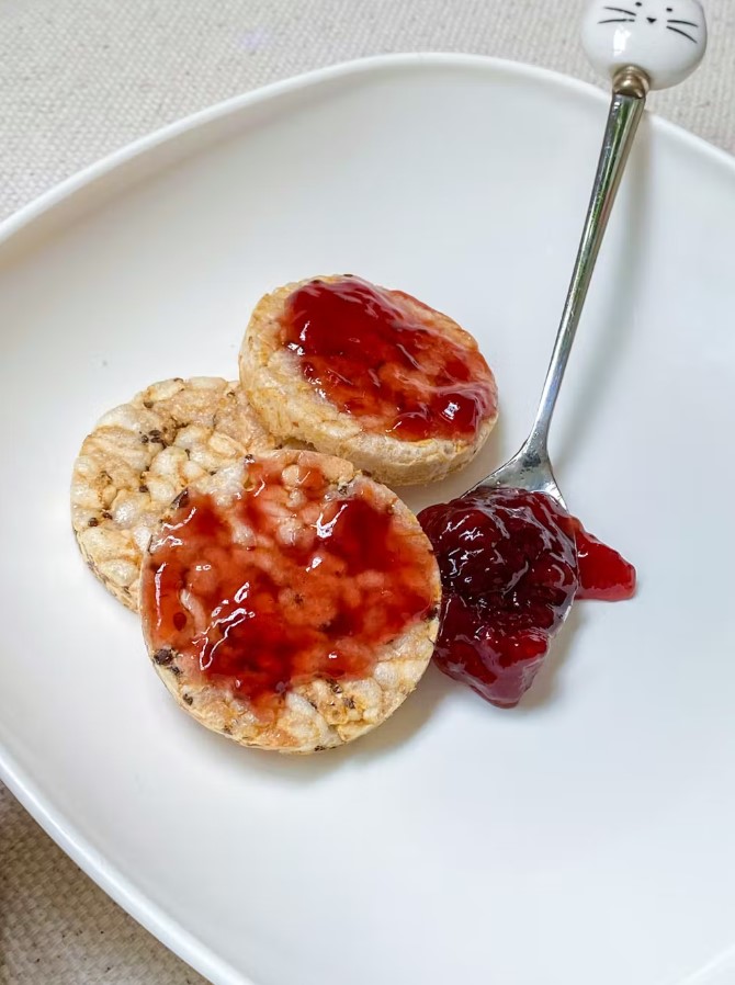 Café da manhã para bebê de 10 meses - Geleia de frutas vermelhas