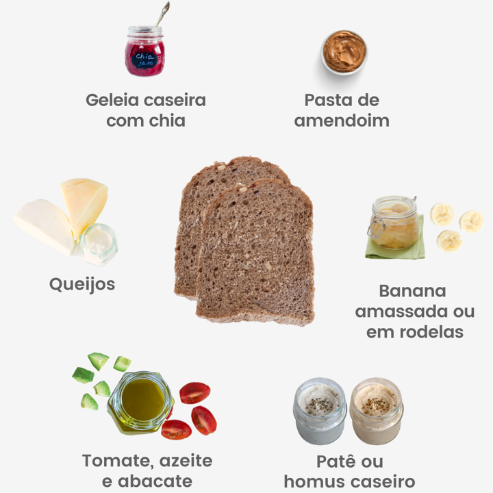 Ideias de lanche para escola - O que passar no pão