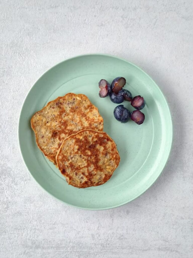 Café da manhã do bebê - Panqueca Nutritiva