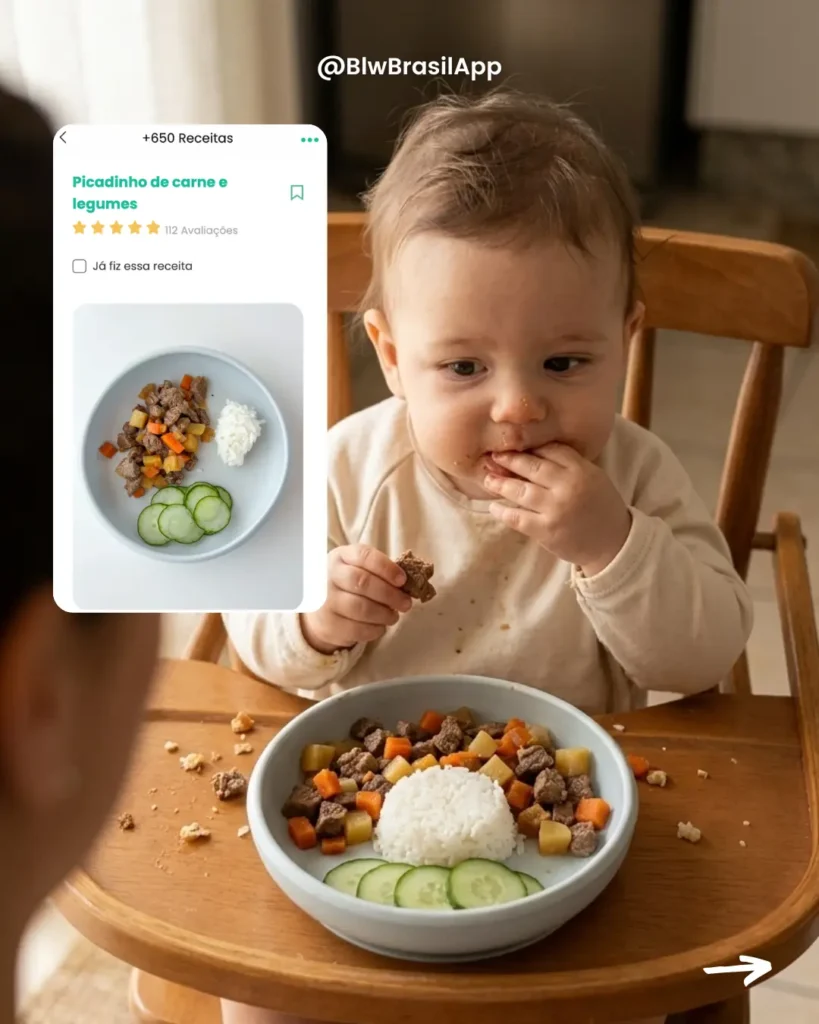 Ideias de jantar para bebê - Picadinho de carne com legumes