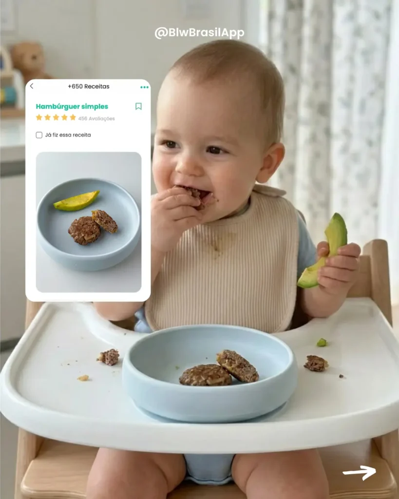 Ideias de jantar para bebê - Hamburguer simples