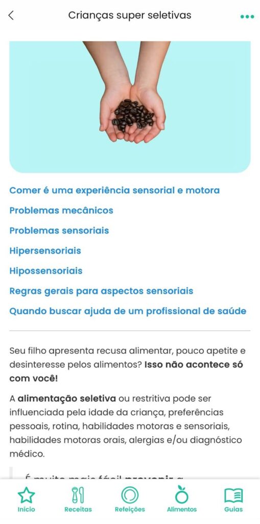 Como montar o prato da criança seletiva 3 Guia Crianças super seletivas