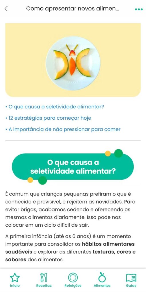 Como montar o prato da criança seletiva 2 Guia Como apresentar novos alimentos