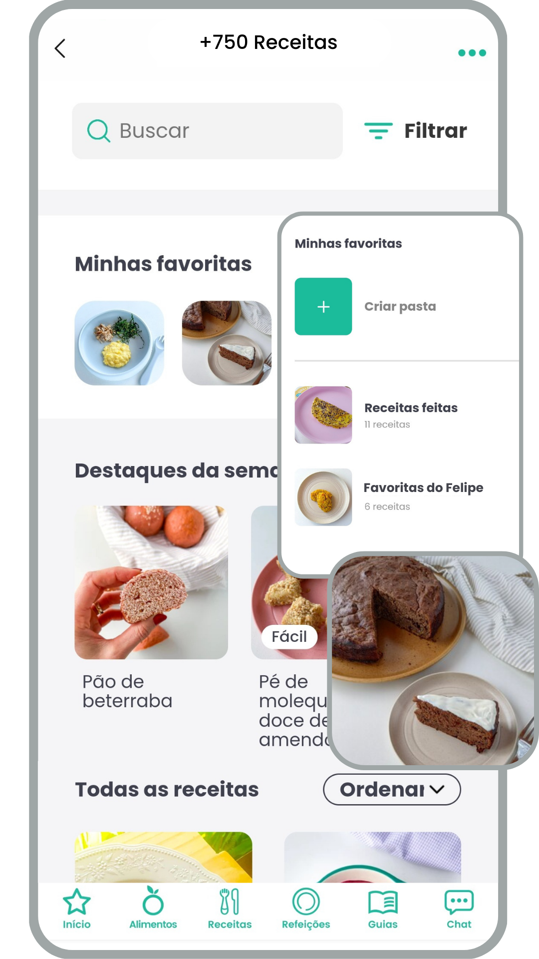 Tela do app Garfinho 2